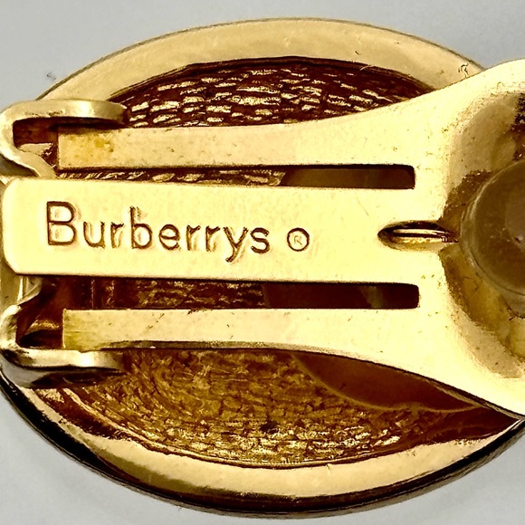 BURBERRY Vintage Clip Earrings - Picture 5 of 5